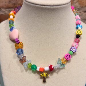 YELLOW MUSHROOM EYE CANDY CHAIN